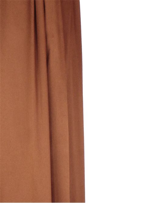 Pantaloni charmeuse color bronzo Alberta Ferretti | AF030101190089